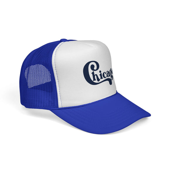 Chicago, Illinois Retro Style Trucker Hat