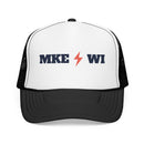 Milwaukee, Wisconsin Retro Trucker Hat - Lightning Foam Cap-2