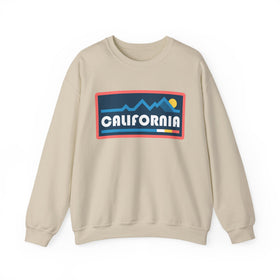 California Sweatshirt - Mountain Graphic Crewneck - 0