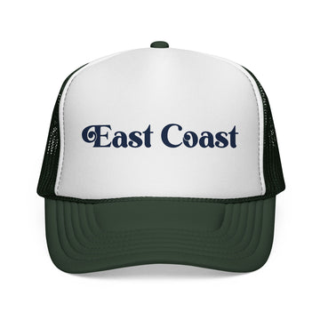 Buy dark-green East Coast Retro Mountains Trucker Hat
