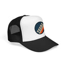 Texas Retro Trucker Hat — Vintage Striped Foam Cap-8