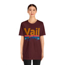 Vail, Colorado Shirt - Mountain Sunset Unisex Vail T-Shirt-78