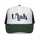 Utah Script Trucker Cap | State Retro Typography-1