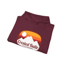 Crested Butte, Colorado Hoodie - Retro Ombre Unisex Crested Butte Hoodie Sweatshirt-11