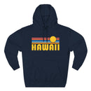 Premium Hawaii Hoodie - Retro Sun Unisex Sweatshirt-1