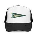 Yosemite National Park Pennant Trucker Hat — Vintage Foam Mesh Cap-3