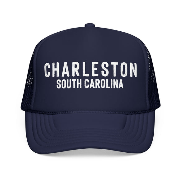 Charleston, South Carolina Trucker Hat - Foam Charleston Cap