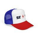 San Francisco, California Retro Trucker Hat - Lightning Foam Cap-9