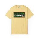 Vermont Graphic Tee, Comfort Colors Retro Mountain Unisex T shirt-3