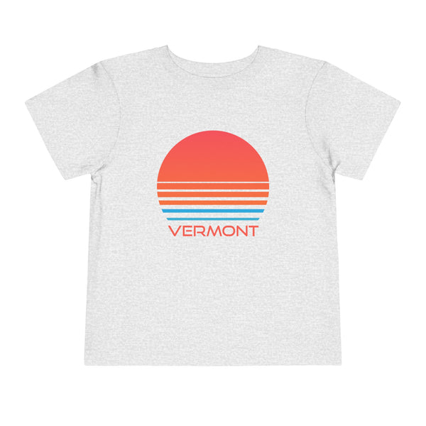 Vermont Toddler T-Shirt - Retro 80s Unisex Toddler Vermont Shirt