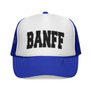 Banff, Canada Collegiate Style Trucker Hat-5