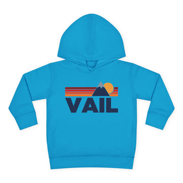Buy turquoise Vail, Colorado Toddler Hoodie - Unisex Mountain Vail Pullover Sweatshirt, Kids Hooded Jumper, Colorado Souvenir
