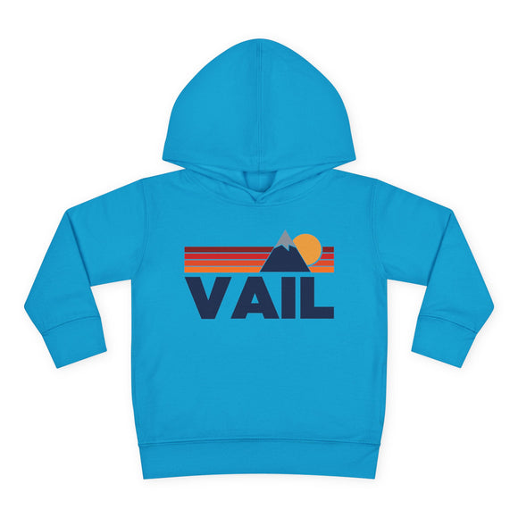 Vail, Colorado Toddler Hoodie - Unisex Mountain Vail Pullover Sweatshirt, Kids Hooded Jumper, Colorado Souvenir
