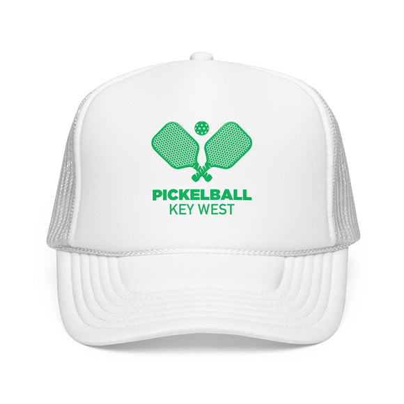 Key West, Florida Pickleball Trucker Hat - Foam Key West Cap