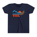 Vail, Colorado Youth Graphic Tee - Kids Vail T Shirt-5