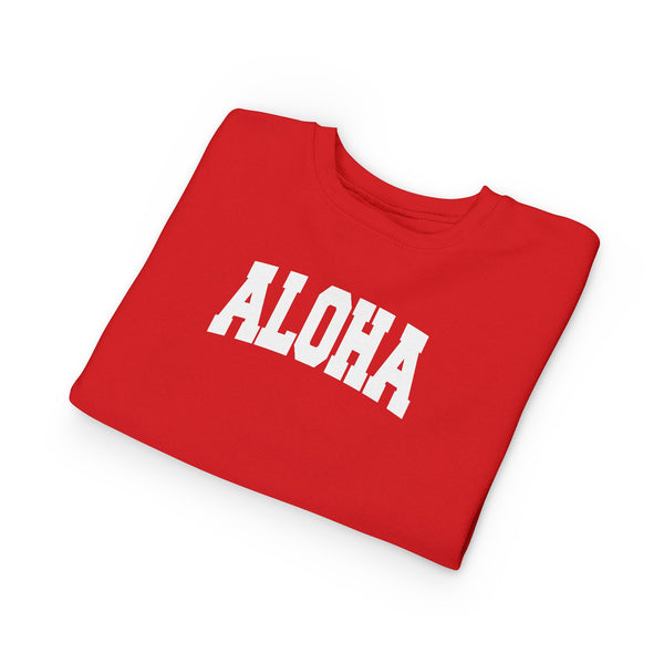 Aloha Toddler Sweatshirt - Aloha Toddler Crewneck Sweatshirt