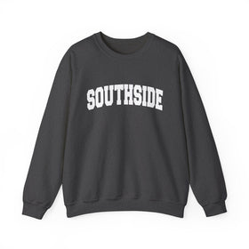 Buy dark-heather Southside Sweatshirt - Unisex Graphic Crewneck