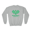 Nebraska Youth Sweatshirt - Pickleball Unisex Kid's Nebraska Crewneck Sweatshirt