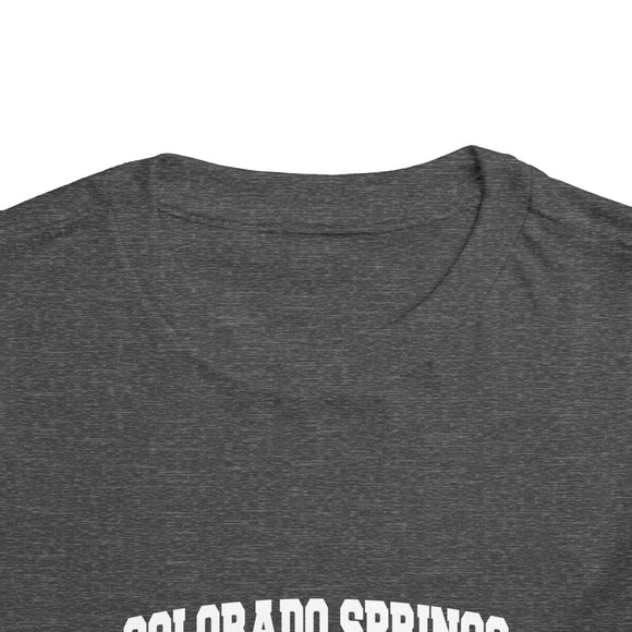 Colorado Springs, Colorado Toddler Graphic Tee - Kids Colorado Springs Vacation T-Shirt