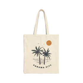 Panama City, Florida Tote Bag - Cotton Canvas Panama City Bag
