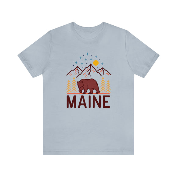 Maine T-Shirt - Retro Unisex Maine Shirt