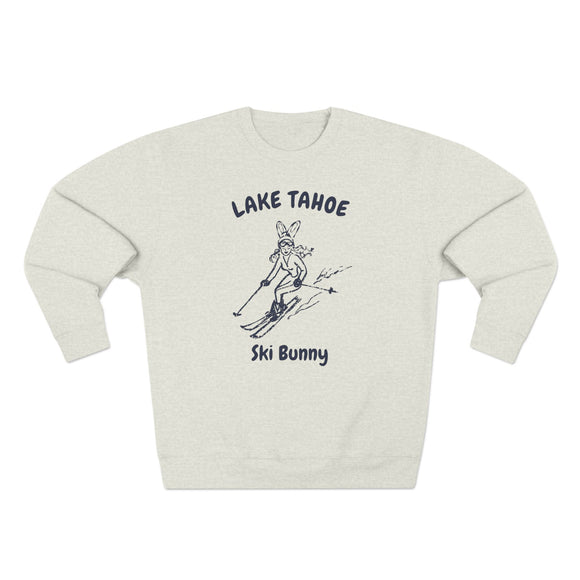 Premium Lake Tahoe, California Ski Bunny Sweatshirt