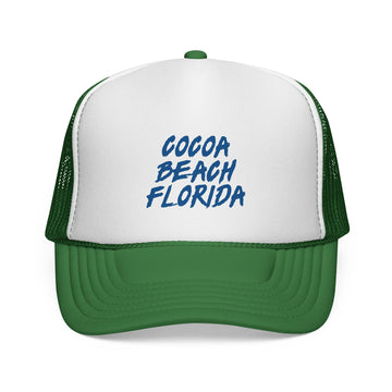 Buy green Cocoa Beach Trucker Cap | Florida Hat