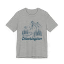 Washington Graphic Tee - Mountain Illustration Washington T Shirt-20