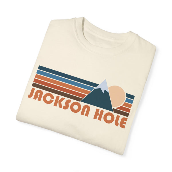 Jackson Hole, Wyoming Graphic Tee, Comfort Colors Retro Unisex Jackson Hole T shirt, Mountain Adventure Shirt