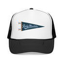 Rocky Mountain National Park Pennant Trucker Hat — Vintage Foam Mesh Cap-3