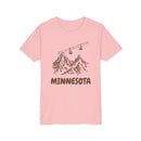 Minnesota Youth T-Shirt — Vintage Gondola Ski Mountain Tee-4