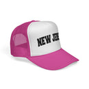 New Jersey Retro Collegiate Style Trucker Hat-26