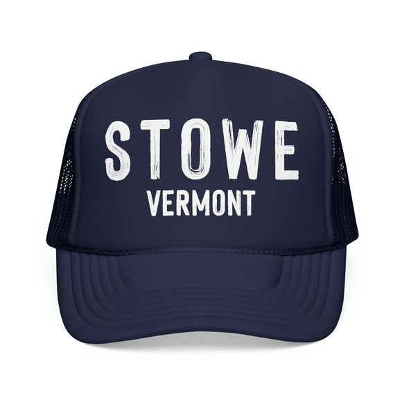 Stowe, Vermont Trucker Hat - Foam Stowe Cap