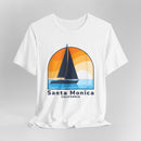 Santa Monica, California T Shirt - Sailboat Tee-8