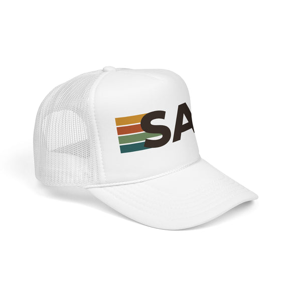 San Antonio, Texas Trucker Hat - SAT Abbr retro cap