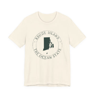 Buy natural Rhode Island T-Shirt — State Graphic Tee