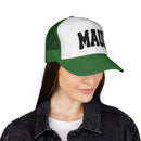 Maui, Hawaii Collegiate Style Trucker Hat-16