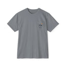 Hawaii Palm Tree Pocket Tee, Summer Coastal Vibes Top, Beach Apparel - Comfort Colors Graphic T Shirt-5