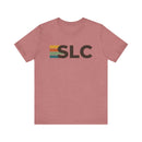 Salt Lake City, Utah tee - SLC t shirt retro stripes-3