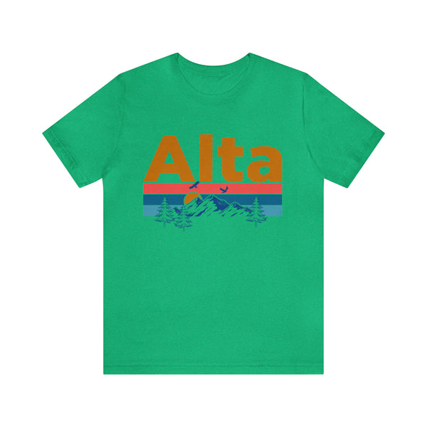 Alta, Utah Shirt - Mountain Sunset Unisex Alta T-Shirt
