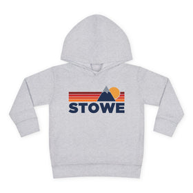 Stowe, Vermont Toddler Hoodie - Unisex Mountain Stowe Pullover Sweatshirt, Kids Hooded Jumper, Vermont Souvenir