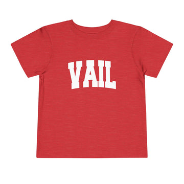 Buy heather-red Vail, Colorado Toddler Graphic Tee - Kids Vail Vacation T-Shirt