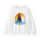 Pebble Beach, California Sweatshirt - Sailboat Pebble Beach Crewneck Sweatshirt-1