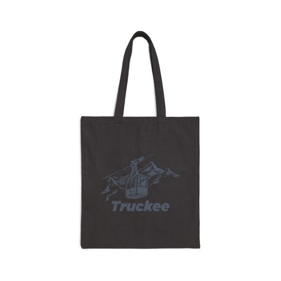 Truckee, California Cotton Canvas Tote Bag - 15" x 16"