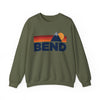 Bend, Oregon Sweatshirt Retro Mountains, Bend Unisex Crewneck, Vintage Cozy Jumper, Gift for Outdoor Lovers