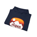 Aspen, Colorado Hoodie - Retro Ombre Unisex Aspen Hoodie Sweatshirt-8