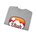 Utah Sweatshirt - Unisex Retro Ombre Utah Crewneck Sweatshirt-18