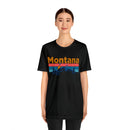 Montana T-Shirt - Mountain Sunset Unisex Montana Shirt-34