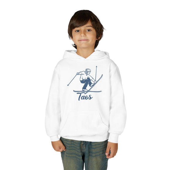 Taos, New Mexico Youth Hoodie - Snow Ski Kids Taos Hooded Sweatshirt