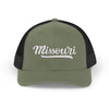 Missouri Snapback Trucker Cap - Embroidered Missouri Hat